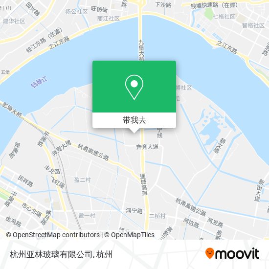 杭州亚林玻璃有限公司地图