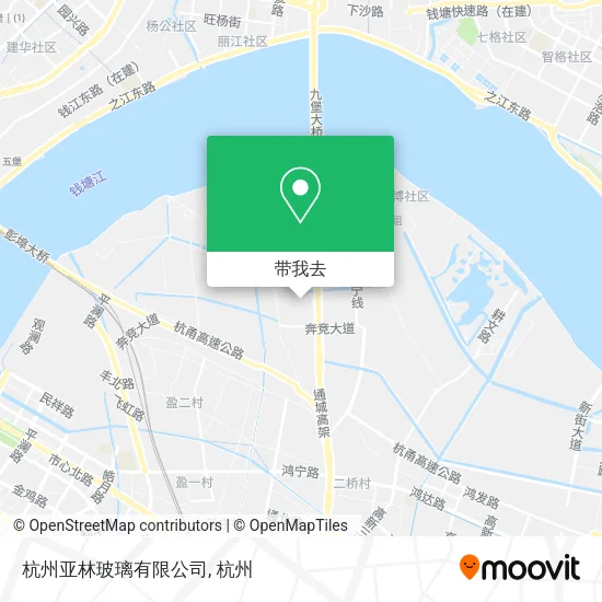 杭州亚林玻璃有限公司地图