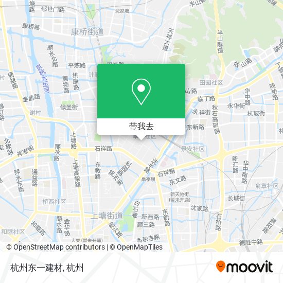杭州东一建材地图
