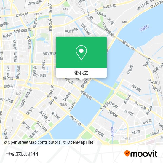 世纪花园地图