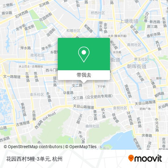花园西村5幢-3单元地图