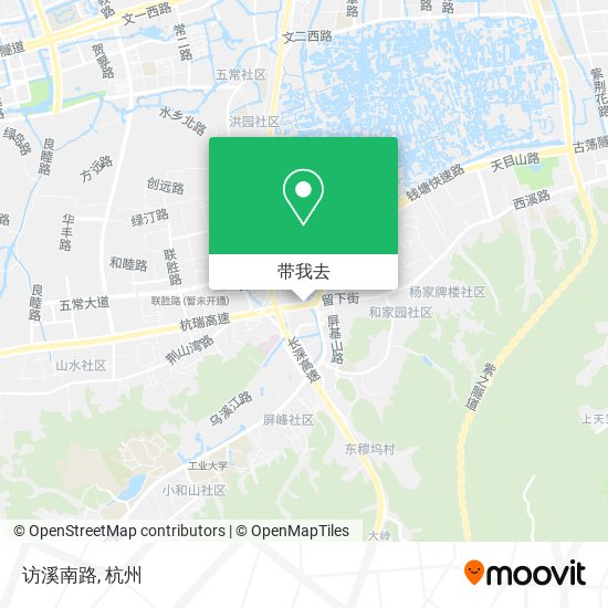 访溪南路地图