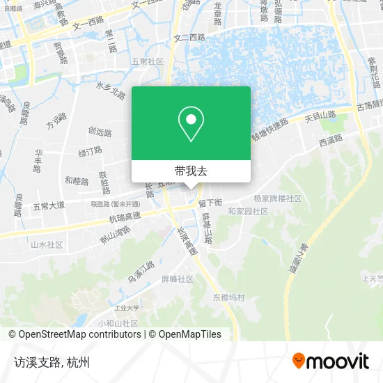 访溪支路地图