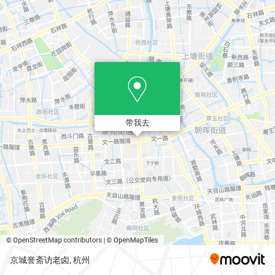 京城誉斋访老卤地图
