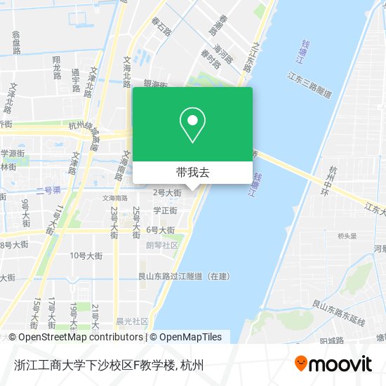 浙江工商大学下沙校区F教学楼地图