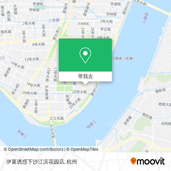 伊菓诱惑下沙江滨花园店地图