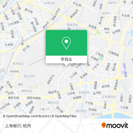 上海银行地图