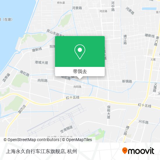 上海永久自行车江东旗舰店地图