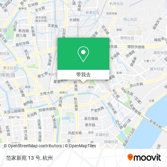 范家新苑 13 号地图