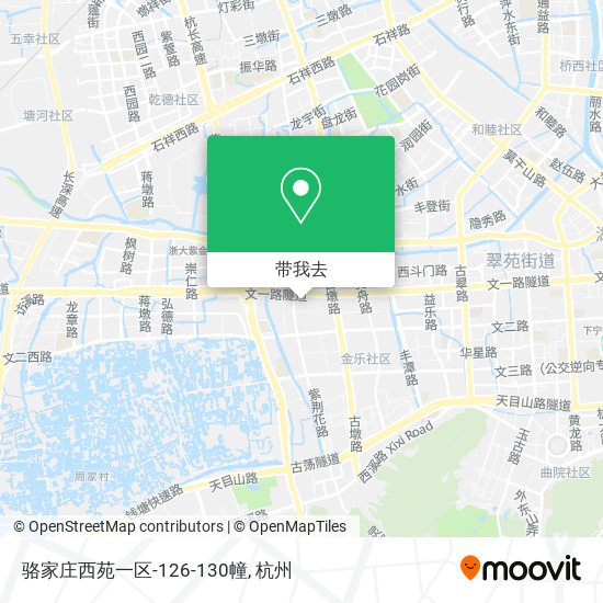 骆家庄西苑一区-126-130幢地图
