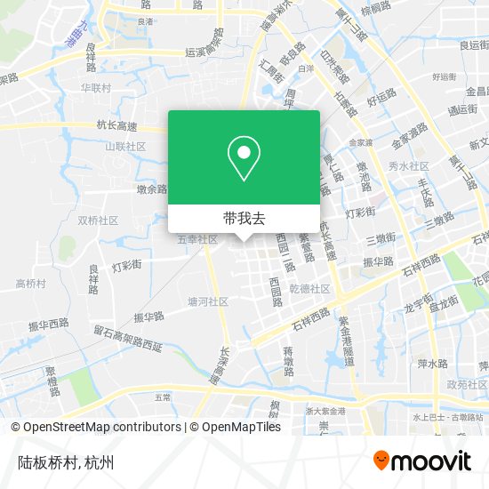 陆板桥村地图