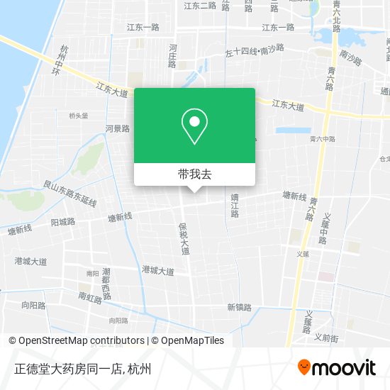 正德堂大药房同一店地图