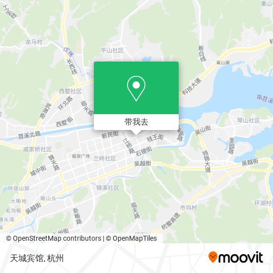 天城宾馆地图