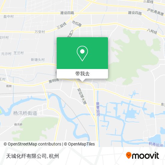 天城化纤有限公司地图