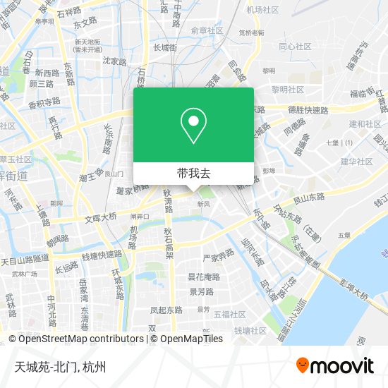 天城苑-北门地图