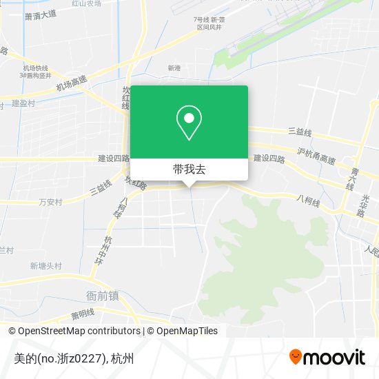 美的(no.浙z0227)地图