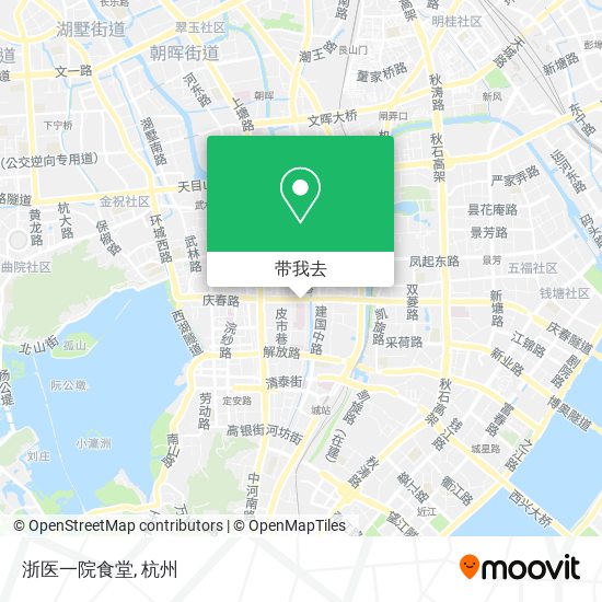 浙医一院食堂地图