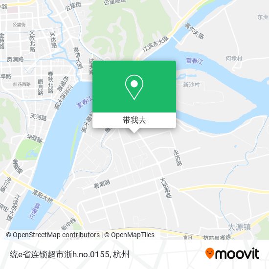 统e省连锁超市浙h.no.0155地图
