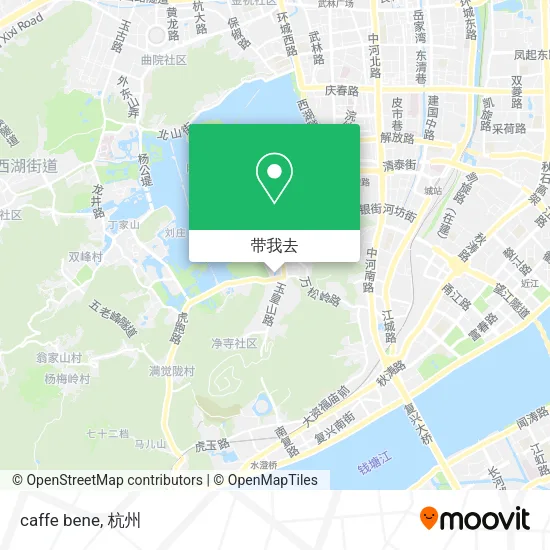 caffe bene地图