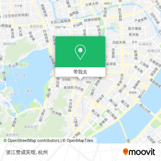 浙江赞成宾馆地图