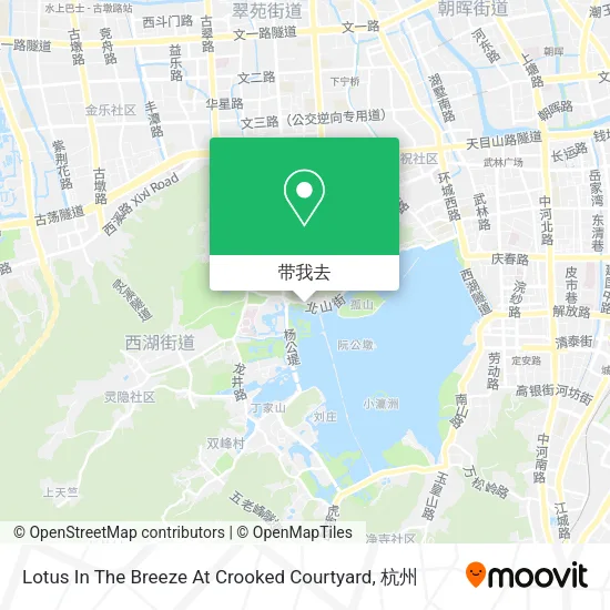 Lotus In The Breeze At Crooked Courtyard地图