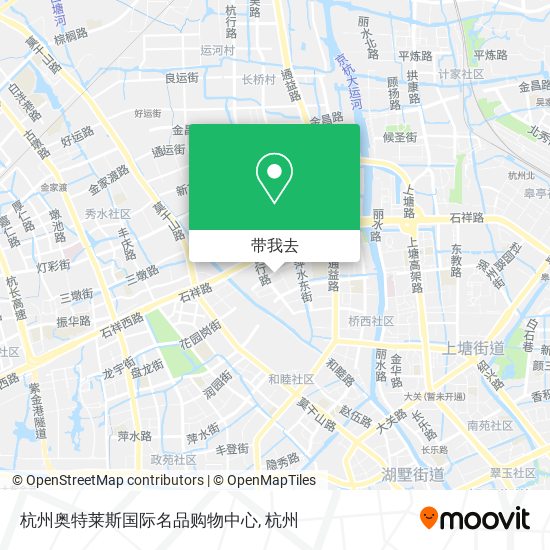 杭州奥特莱斯国际名品购物中心地图