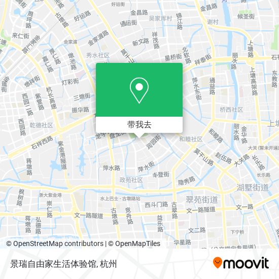 景瑞自由家生活体验馆地图