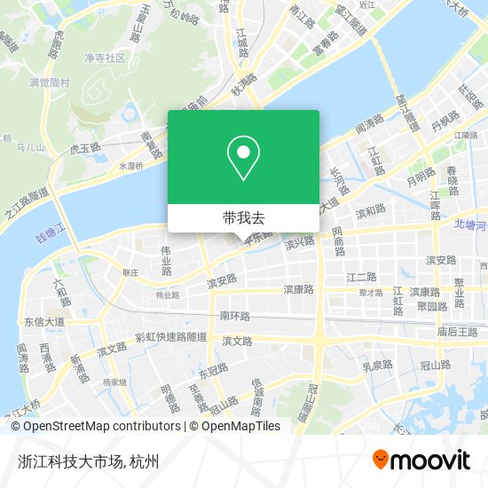 浙江科技大市场地图