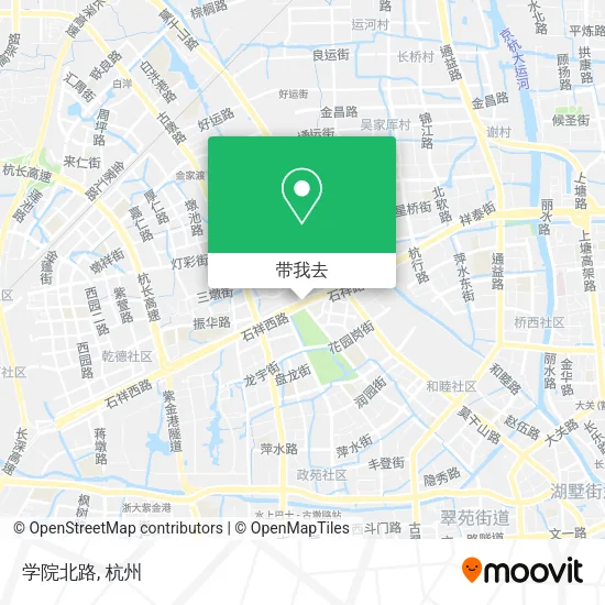 学院北路地图