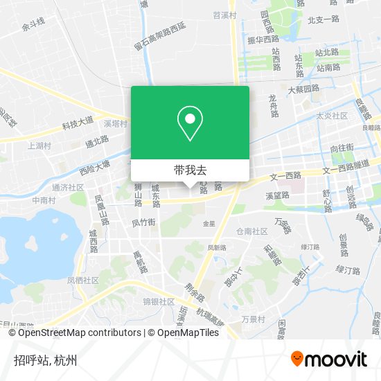 招呼站地图