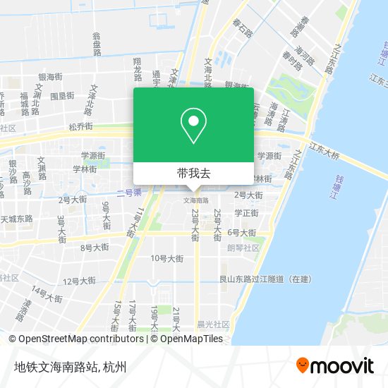 地铁文海南路站地图