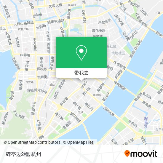 碑亭边2幢地图