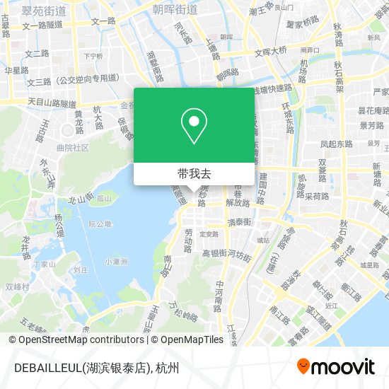 DEBAILLEUL(湖滨银泰店)地图