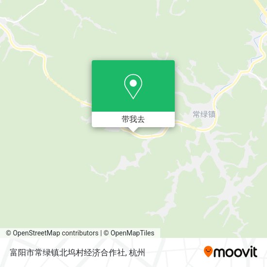 富阳市常绿镇北坞村经济合作社地图