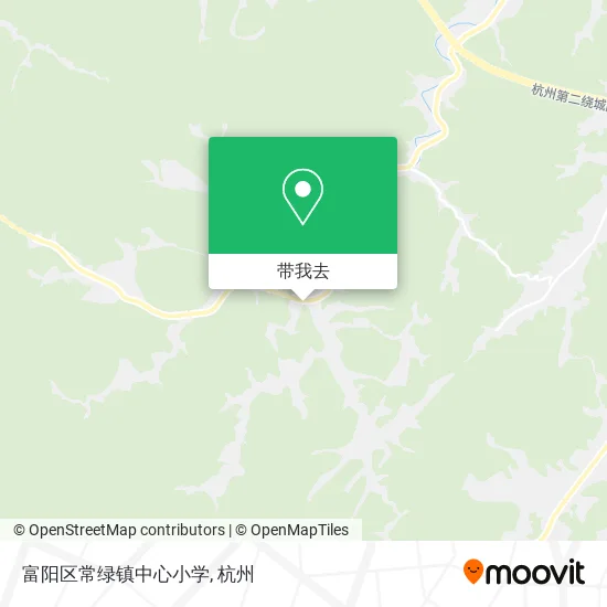 富阳区常绿镇中心小学地图