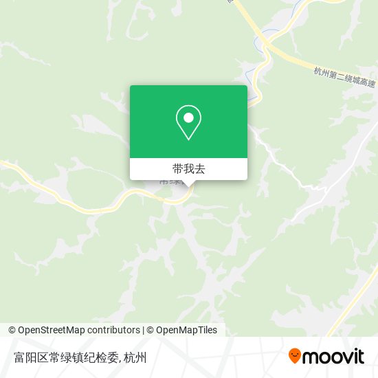 富阳区常绿镇纪检委地图