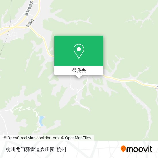杭州龙门驿雷迪森庄园地图