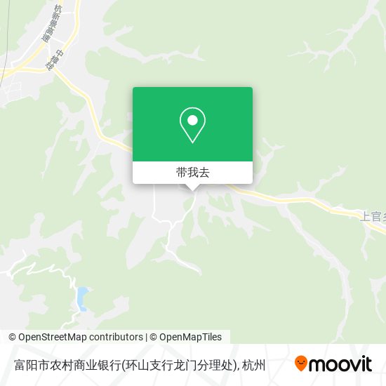 富阳市农村商业银行(环山支行龙门分理处)地图