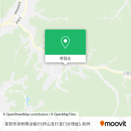 富阳市农村商业银行(环山支行龙门分理处)地图