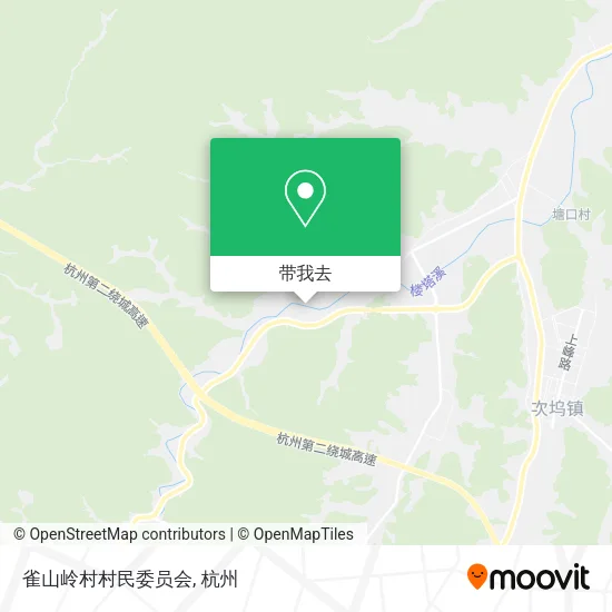 雀山岭村村民委员会地图