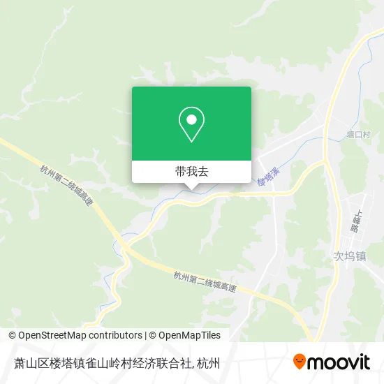 萧山区楼塔镇雀山岭村经济联合社地图