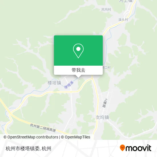 杭州市楼塔镇委地图