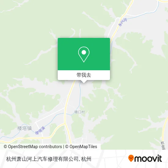 杭州萧山河上汽车修理有限公司地图