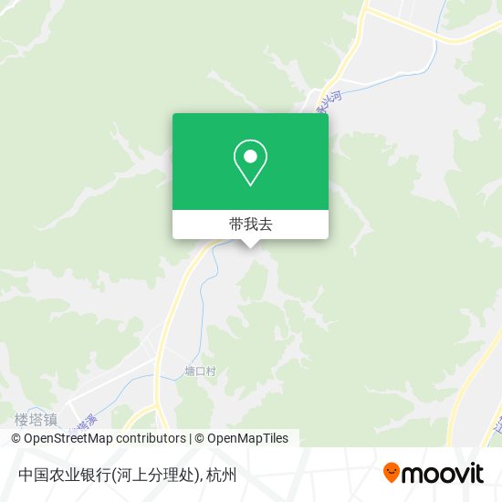 中国农业银行(河上分理处)地图