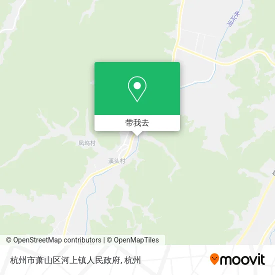 杭州市萧山区河上镇人民政府地图
