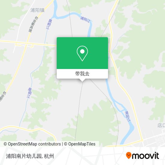 浦阳南片幼儿园地图