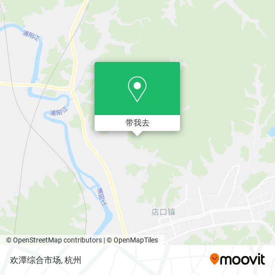 欢潭综合市场地图