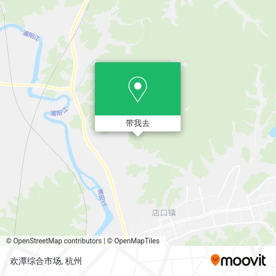 欢潭综合市场地图
