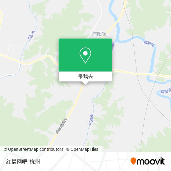 红晨网吧地图