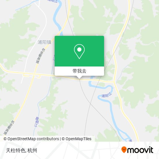 天柱特色地图